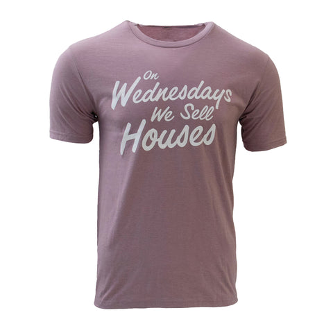 On Wednesdays We Sell Houses Tee - Lavender