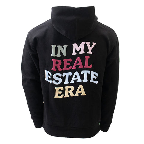 In My Real Estate Era Hoodie - Black