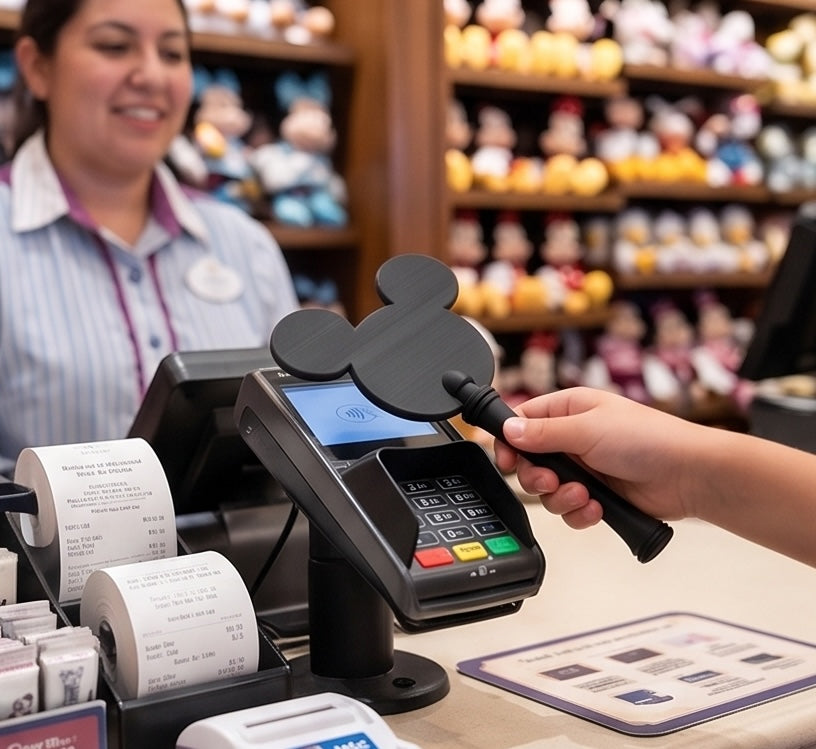 Black Mouse Ears Shopping Wand for Kids