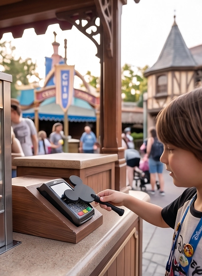 Black Mouse Ears Shopping Wand for Kids